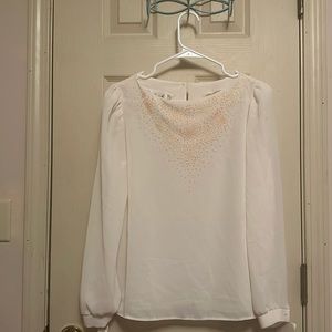 NWT Vintage 1970’s Rhoda Lee Shimmer Blouse Size S
